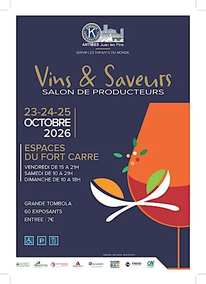 18ème Salon Vins & Saveurs, salon des producteurs d'Antibes