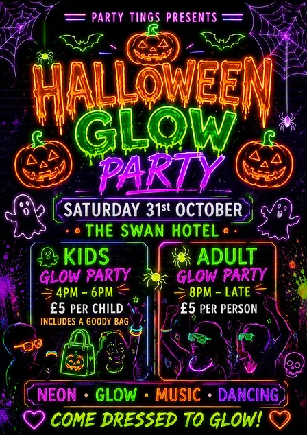 Halloween Glow Party