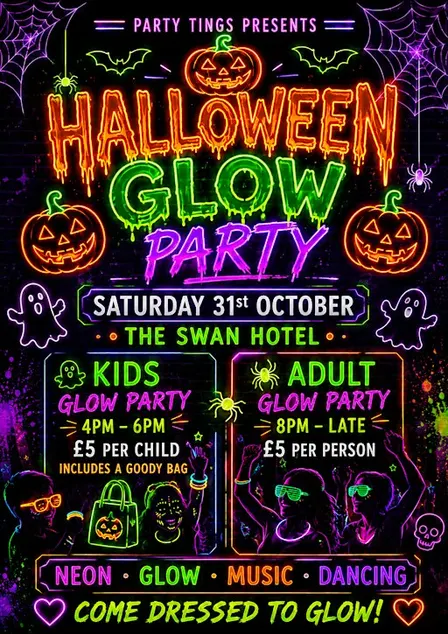 Halloween Glow Party