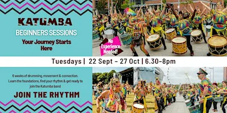 Katumba Beginners Sessions | 6-Week Drumming & Movement Experience