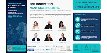 One Innovation, Many Stakeholders. From Health Research to Market Adoption.