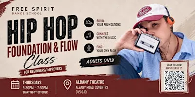 Adult Hip Hop Foundation & Flow dance class for Beginners & improvers