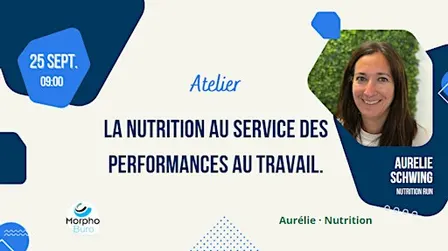 La nutrition au service des performances au travail.