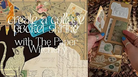 Create a Collage Pocket Shrine/Zine with The Paper Witchery