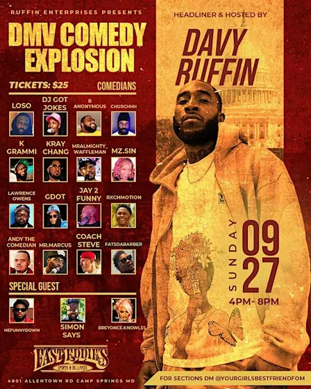 DMV COMEDY EXPLOSION