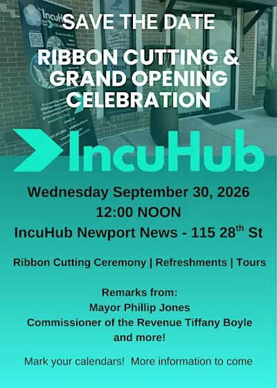IncuHub Newport News Ribbon Cutting & Grand Opening Celebration