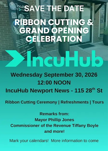 IncuHub Newport News Ribbon Cutting & Grand Opening Celebration