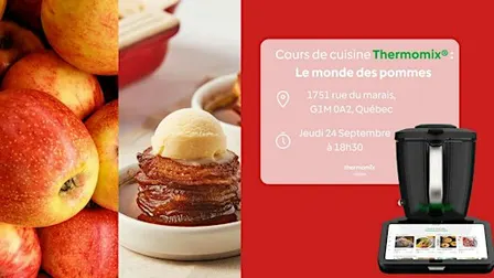 Atelier spécial POMMES à l’Agence Thermomix Québec!