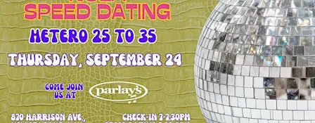 9/24 - NOLA Speed Dating @ Parlay's