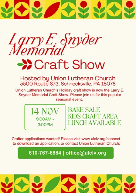Larry Snyder Memorial Craft Show