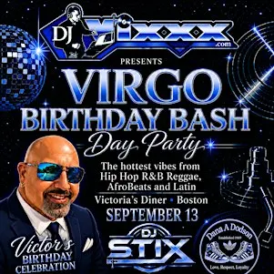 Virgo Birthday Bash Decades Day Party September 13th