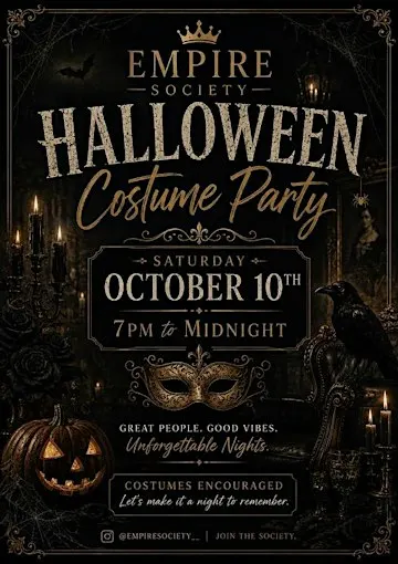 Halloween at The Empire Society
