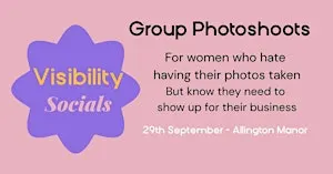 Visibility Social - A group photoshoot for women in business