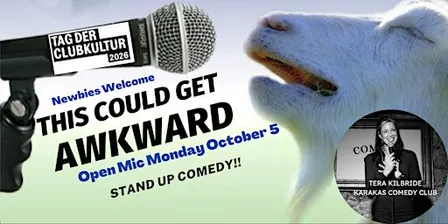 This Could Get Awkward English STANDUP COMEDY! 3€ Wine! Tag der Clubkulture