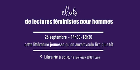 Club de lectures féministe pour hommes