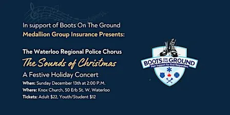 Waterloo Regional Police Chorus, Holiday Concert