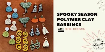 Spooky Season Polymer Clay Earring Workshop w/Beth Robson Art