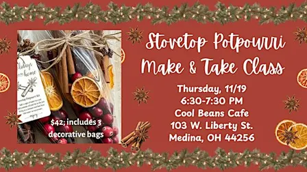 Stovetop Potpourri Make & Take Class