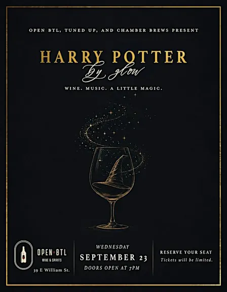 Harry Potter by Glow at Open BTL Wine and Spirits