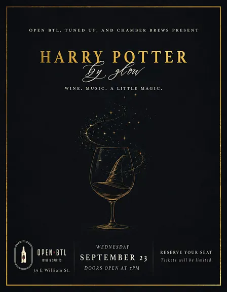 Harry Potter by Glow at Open BTL Wine and Spirits