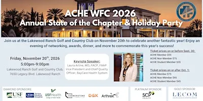 2026 ACHE WFC - Holiday Party & State of the Chapter