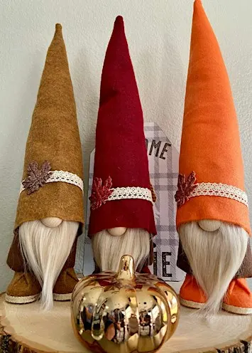 Seasonal Crafting for Seniors: Fall Gnomes