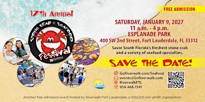 17th Annual Riverwalk Stone Crab & Seafood Festival