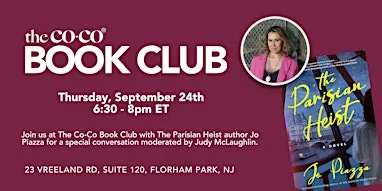 The Co-Co Book Club: "The Parisian Heist" Book Discussion with the Author