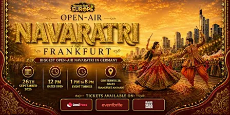 NAVARATRI FIESTA FRANKFURT: Germany's Biggest OPEN-AIR Navaratri 2026