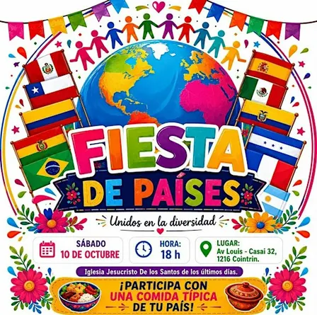 Decoración para la actividad "Fiesta de los paises"