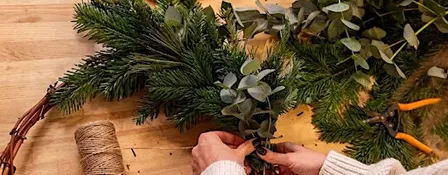 Eco-Friendly Christmas Wreath Workshop