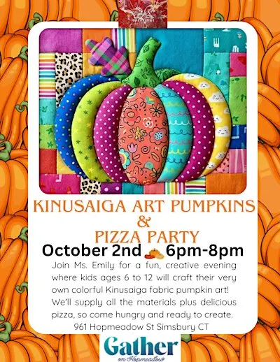 Kinusaiga Art Pumpkins &  Pizza Party
