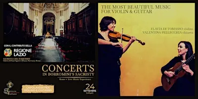 Violin & Guitar in Borromini’s Sacristy – Exclusive Event | Rome