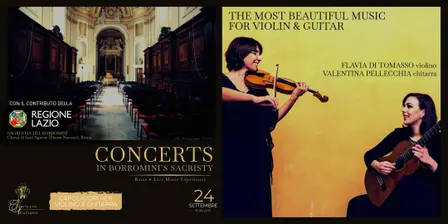 Violin & Guitar in Borromini’s Sacristy – Exclusive Event | Rome