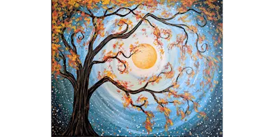 Autumn Moonlight Delight - Paint and Sip in Fishkill | Classpop!™