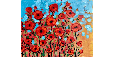 Painting Poppies - Paint and Sip in Fishkill | Classpop!™