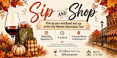 City Market featuring "Sip and Shop"