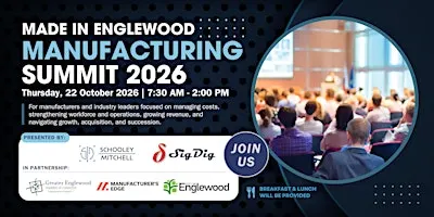 Made in Englewood Manufacturing Summit 2026