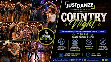 Country Night - Dance Class and Dance Social Party