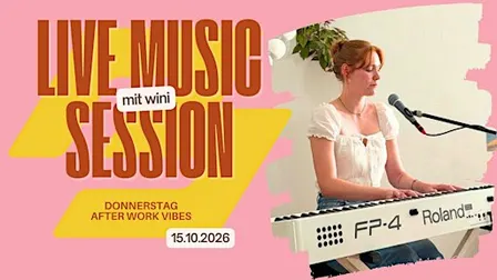 Live Music Session mit Wini ✨