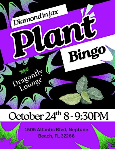 Plant Bingo (21+) - Dragonfly Lounge