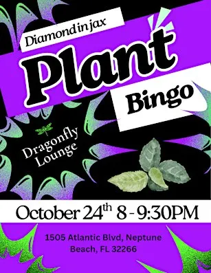 Plant Bingo (21+) - Dragonfly Lounge