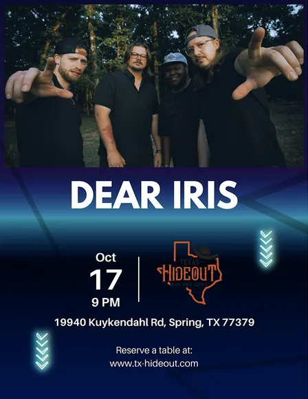 Texas Hideout Presents Dear Iris Live!