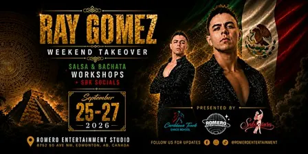 RAY GOMEZ: Weekend Takeover l Salsa & Bachata Workshops + SBK Socials