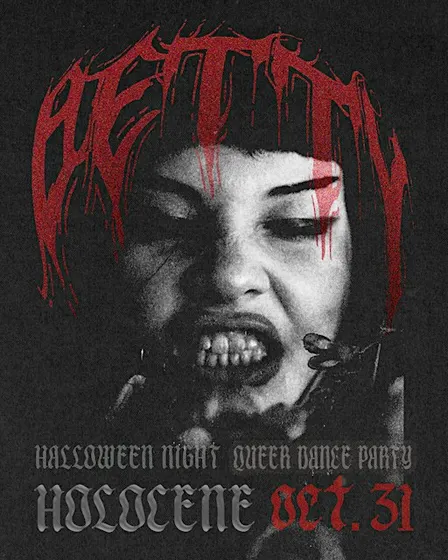 BETTY  - a queer dance party HALLOWEEN