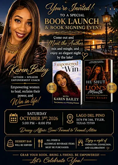 Karen Bailey’s Book Launch & Signing - Celebrating Winning Women!