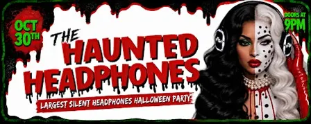 Haunted Headphones: Freaky Friday Silent Headphones & Dj Halloween Party