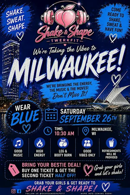 Shake & Shape: 50 Shades of Blue – Milwaukee