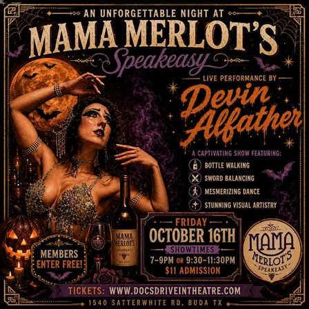 Bellydancying, Bottle walking & more with Devin Alfather at the Speakeasy