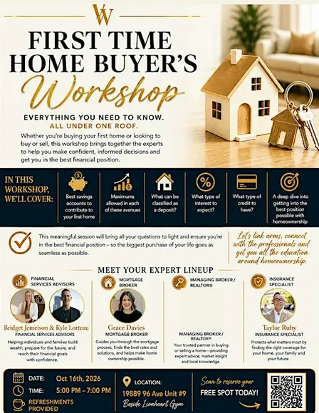 First Time Home Buyers Workshop